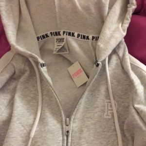 Pink Victoria’s Secret hoodie